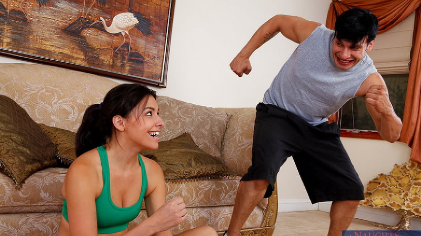 Danica Dillon and Anthony Rosano in Naughty Athletics
