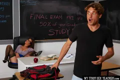 Alexis Fawx - Ms. Miller gets young cock | Picture (70)