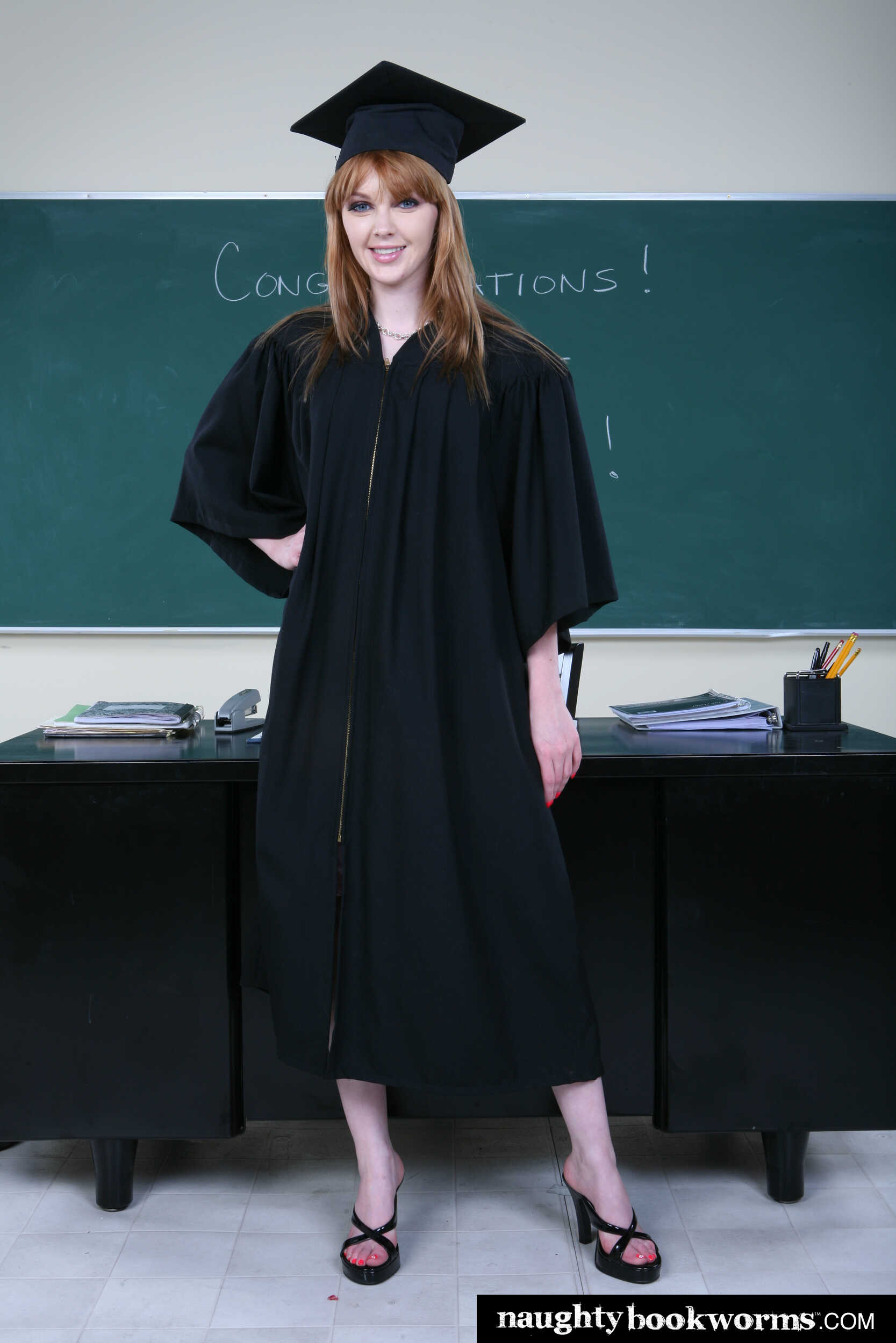 Marie McCray - Cute redhead Mari McCray fucks her way to graduation | Picture (1)